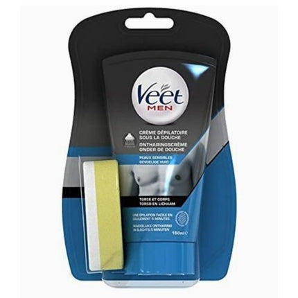 Cremă depilatoare, Veet Men, duș, piele sensibilă