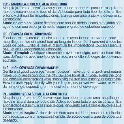 Cremă Compactă, Cedib Paris, 200ml, Bej