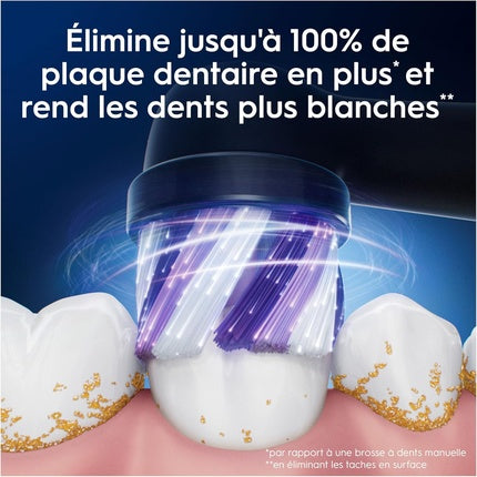 Perii de schimb Oral-B Radiant White, Set 4 buc, Negru, Alb, Roz