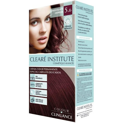 Vopsea de păr, Clearé Institute, Clinuance 5.6, Cireș Ciocolatiu