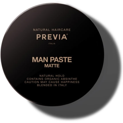 Pastă de styling Previa Man Paste Matte Natural Hold, 130g, cu Absinth