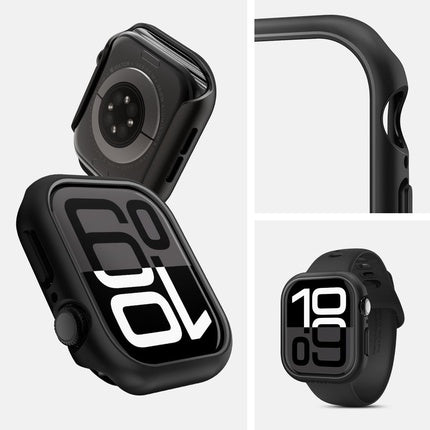 Carcasă Ceas, Spigen, Thin Fit, negru