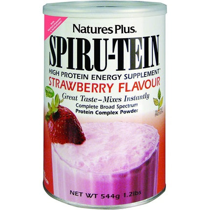 Shake proteic, Nature's Plus, SPIRU-TEIN, căpșuni, 540 g