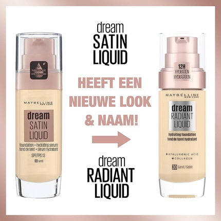 Fond de ten lichid, Maybelline New York, Dream Radiant, Nude