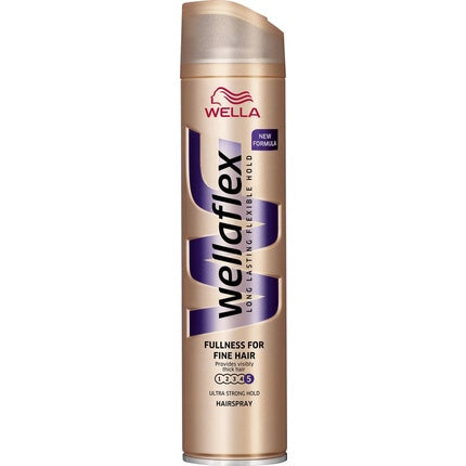 Hairspray Wella Flex Hairspray Fullness Ultra Strong - 250 ml
