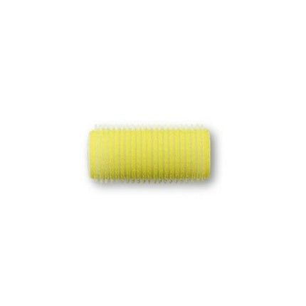 Set bigudiuri Top Choice Q25, cu prindere tip arici, galbene, 25 mm, 8 buc.