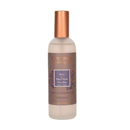 Parfum Collines de Provence, Musk și Fructe Negre, 100 ml, sticlă transparentă cu dop auriu