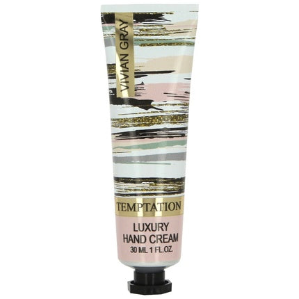 Cremă de mâini, Vivian Gray Temptation, 30ml, auriu