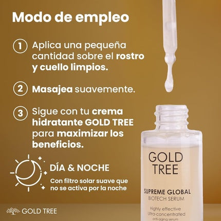 Ser antirid, Gold Tree, Supreme Global, 30ml, incolor
