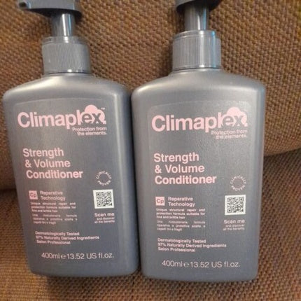 Set Șampon și Balsam, Climaplex, Strength & Volume, gri