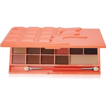 Paletă farduri pleoape, Makeup Revolution, Chocolate And Peaches, 22g