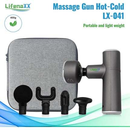 Aparat masaj, Lifenaxx LX-041, negru, compact