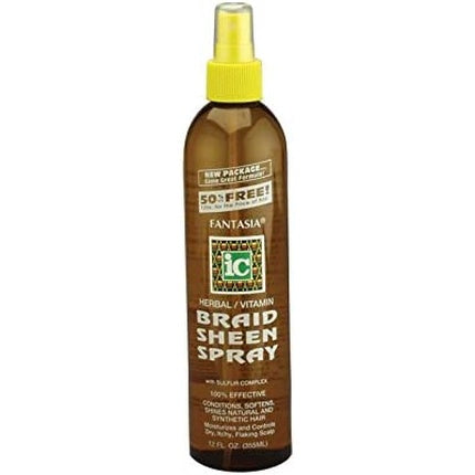 Spray de strălucire pentru cozi, Fantasia IC Braid Sheen Spray, 12oz