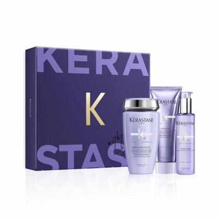Set Îngrijire Păr, Kérastase, Blond Absolu, violet