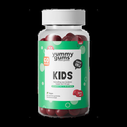 Vitamine masticabile copii, Yummygums, multivitamine, 60 buc, roșu