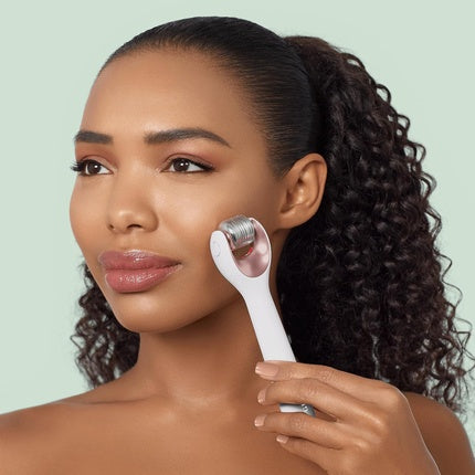 Roller facial, Geske, SmartAppGuided, cu quartz roz
