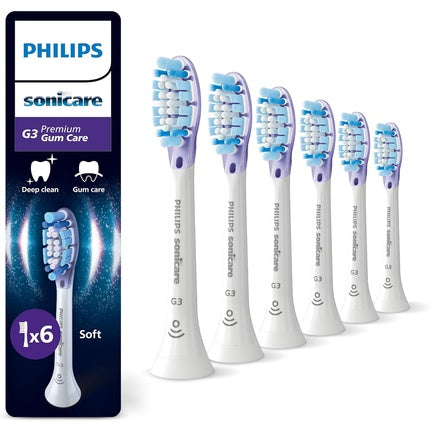 Perii de dinți electrice Philips Sonicare G3 Premium Gum Care, set 6 buc
