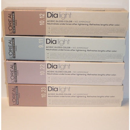 Vopsea de par gel-crema, L'Oreal Professional Dia Light 10.22, 50ml
