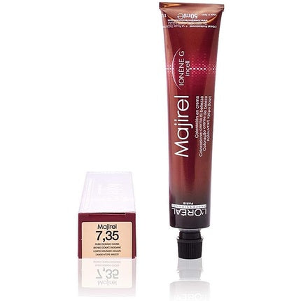 Vopsea de păr permanentă, L'Oréal Paris, Majirel #7.35 Blonde Mahoniu Auriu, 50mL