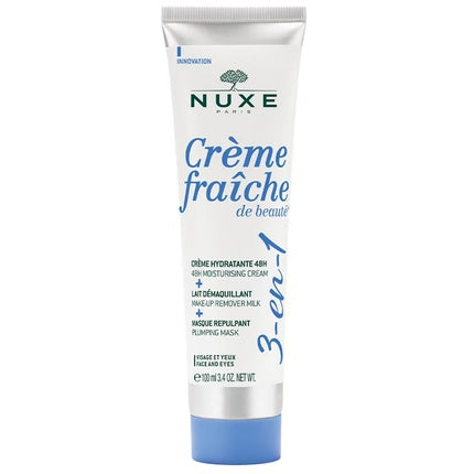 Crema hidratantă Nuxe Crème Fraîche de Beauté 3-en-1, 100ml