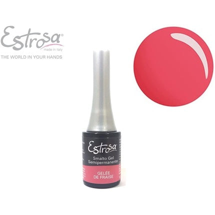Smalt gel semi-permanent Estrosa Strawberry Jelly, roz, 14ml