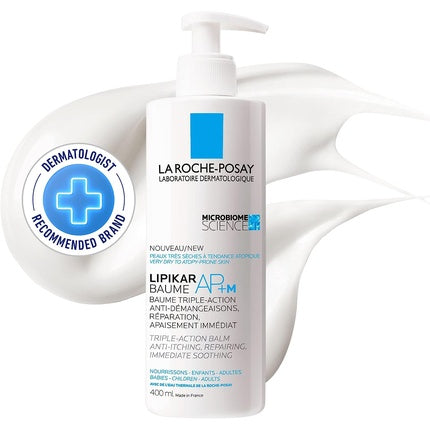 Balsam La Roche-Posay Lipikar AP+M, Triple-Action, 400ml