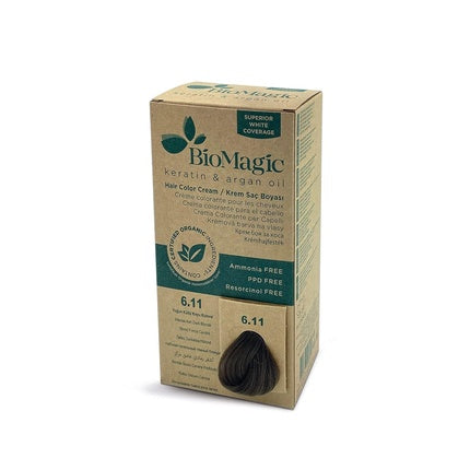 Vopsea de păr Biomagic 6/11 Blond Cenușiu Intens 250g