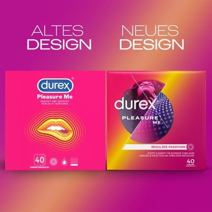 Prezervative Durex Pleasure Me, 40 buc, roz