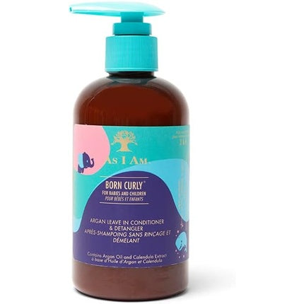 Condiționar fără clătire As I Am Born Curly Argan 240ml