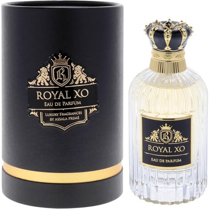 Fragranță Unisex, Asala Royal XO, EDP, 100 ml, Negru cu detalii aurii