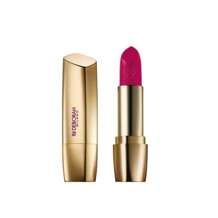 Ruj Deborah Milano No. 8, culoare roz vibrant, ambalaj auriu metalizat