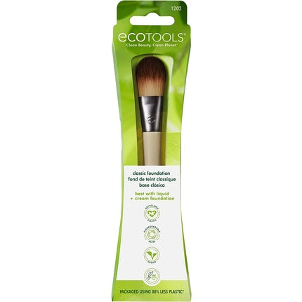 Pensulă Machiaj Fond de Ten, Ecotools, Classic