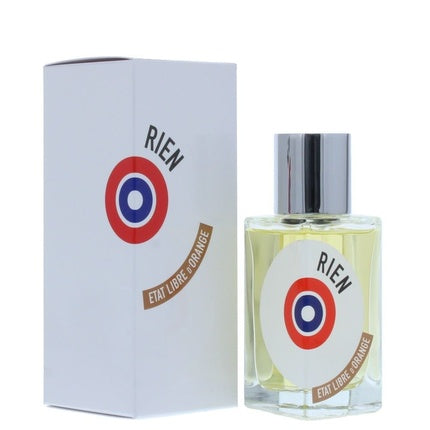 Eau de Parfum, Etat Libre D'Orange, Rien, 50ml, Unisex, Ambalaj Alb cu Elemente Roșii și Albastre