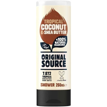 Gel de duș Original Source, Tropical Coconut & Shea Butter, 250ml