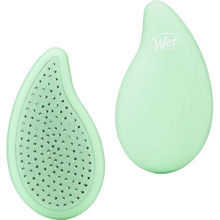 Perie Wet Brush Go Green Palm, Infuzata cu ulei de arbore de ceai, Verde