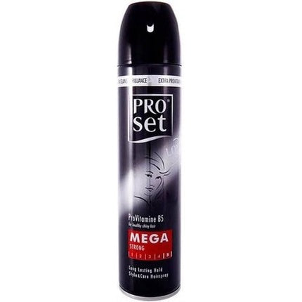 Fixativ păr Proset Mega Strong, negru, 50 ml