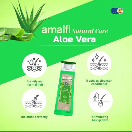Șampon Amalfi Aloe Vera 400ml, verde