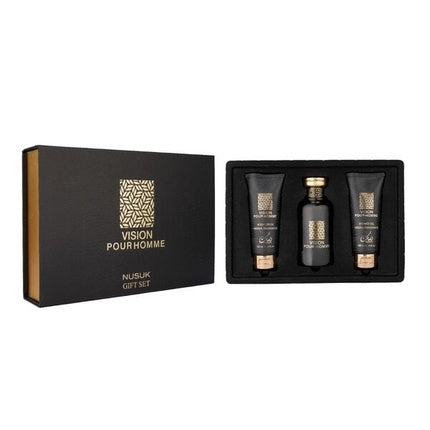 Set Cadou Parfum Nusuk Vision Pour Homme - 3 Piese
