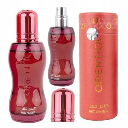 Perfumă Orientica Red Amber, 120ml, sticlă roșie