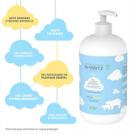 Gel Curățare, Laboratoires De Biarritz, Alga Natis, 500ml