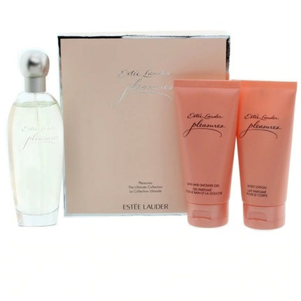 Set Parfum Estée Lauder Pleasures, Apa de Parfum pentru femei, set cadou