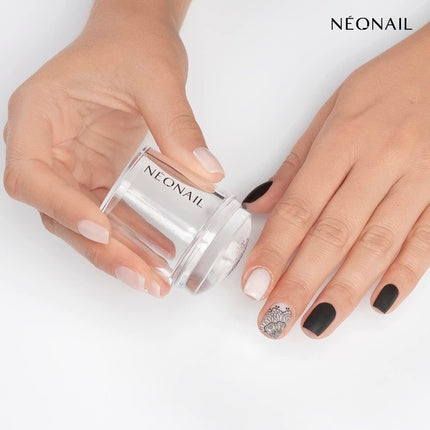 Stamp de manichiură NEONAIL cu scraper, transparent