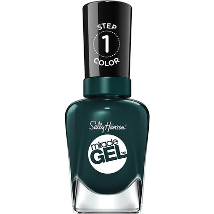 Lac de unghii, Sally Hansen, Miracle Gel, verde inchis