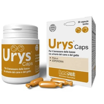 Urys Caps, Innovet Italia, 30 capsule pentru sănătatea tractului urinar al câinelui și pisicii
