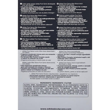 Loțiune după ras adidas Pure Game, bărbați, 100ml
