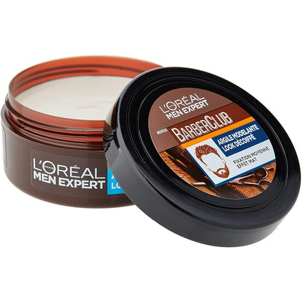 L'Oréal Men Expert BarberClub Matte Effect Medium Hold Clay, Argilă modelantă pentru păr, 75ml