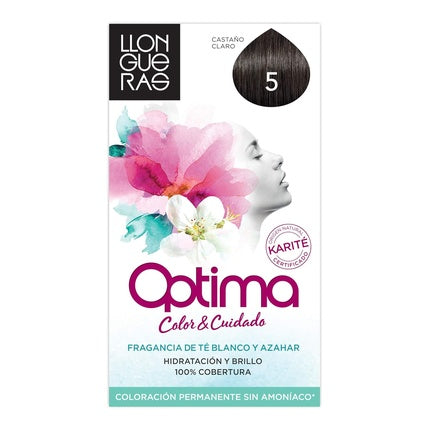 Vopsea de par Llongueras Optima 5 Castaniu Deschis