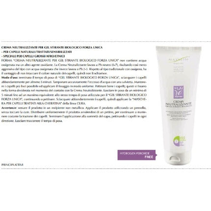 Crema Neutralizantă Maxelle pentru Gel de Îndreptare Organică, alb, 250 g