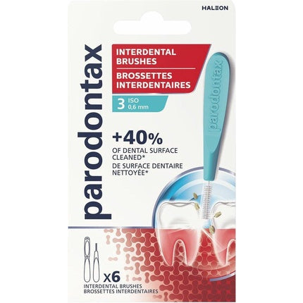 Periuță Interdentală Parodontax Size 3, Albastru, 0.6mm