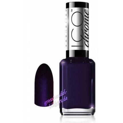 ICO CHROME Collection Nail Polish Nr.46, 12ml, violet închis